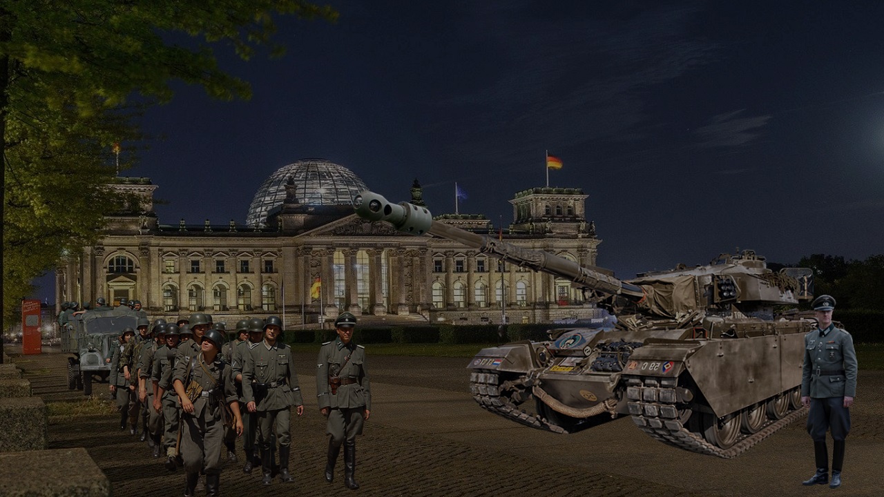 World War 2 - The Third Reich - Interactive Trivia or Quiz Session Background Image