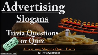 Advertising Slogans Trivia Questions or Quiz Thumbnail Image