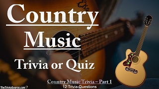 Country Music Interactive Trivia Questions or Quiz Thumbnail Image