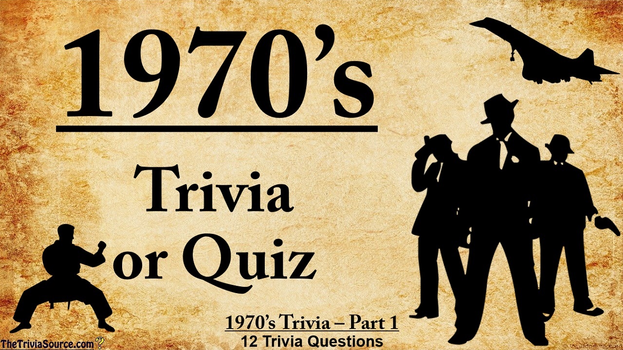 1970's Interactive Trivia Questions or Quiz Thumbnail