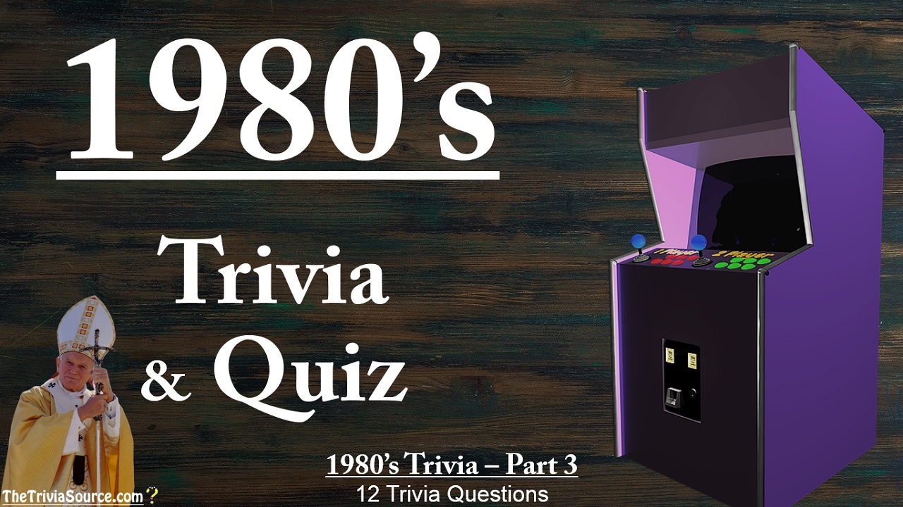 1980's Interactive Trivia Questions or Quiz Thumbnail