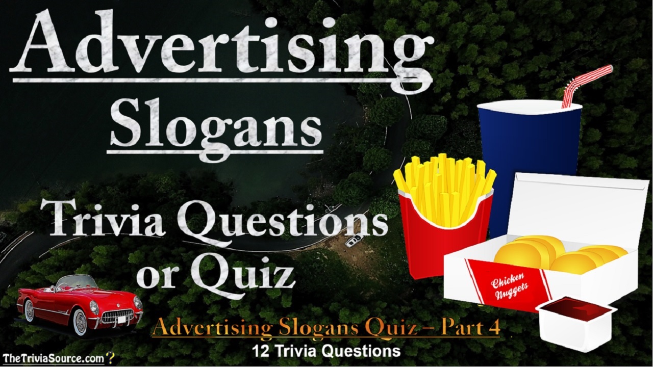 Advertising Slogans Trivia Questions or Quiz Thumbnail