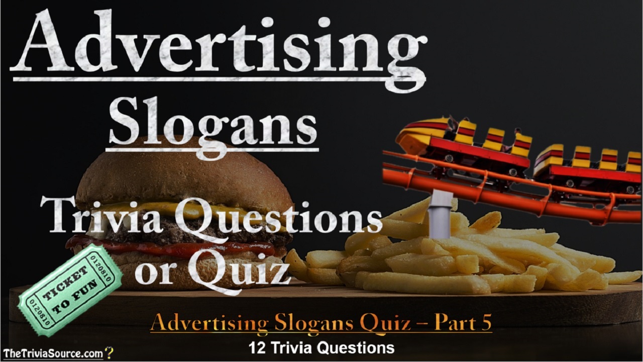 Advertising Slogans Trivia Questions or Quiz Thumbnail