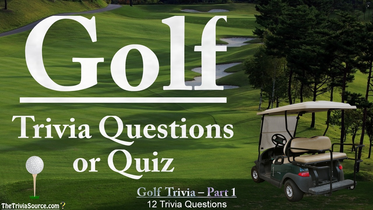 Golf Interactive Trivia Questions or Quiz Thumbnail