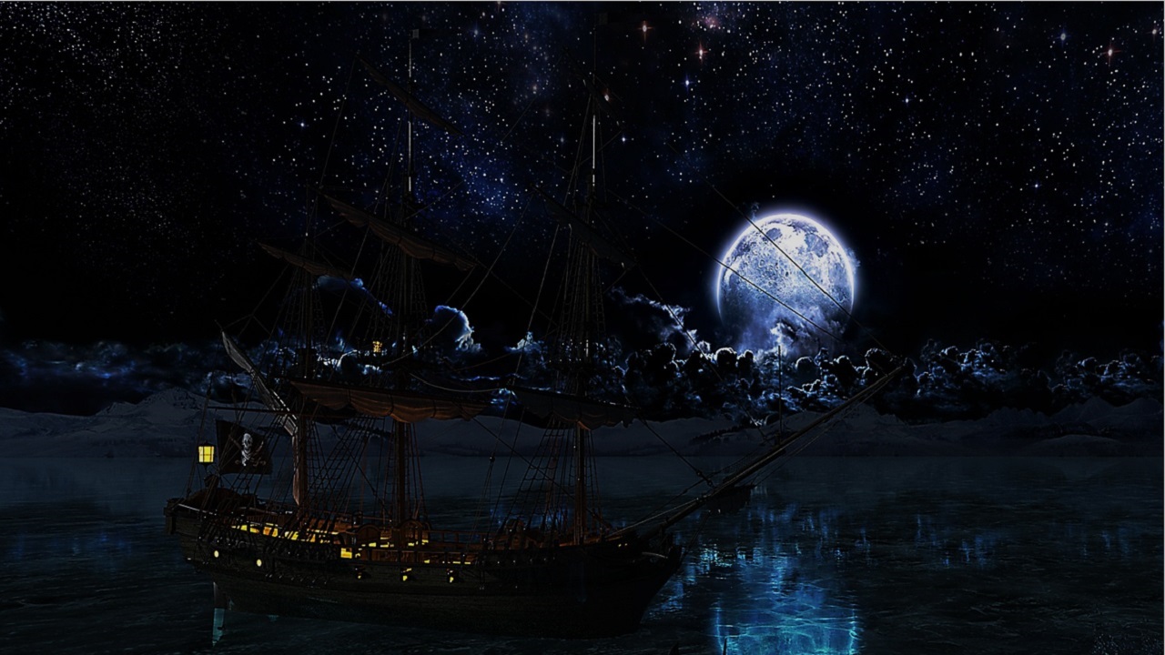 Pirates Trivia or Quiz Session Background Image