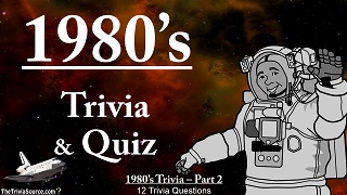 1980's Interactive Trivia Questions or Quiz Thumbnail Image