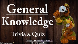 General Knowledge Interactive Trivia Questions or Quiz Thumbnail Image