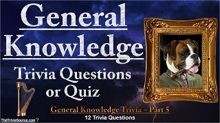 General Knowledge Interactive Trivia Questions or Quiz Thumbnail Image