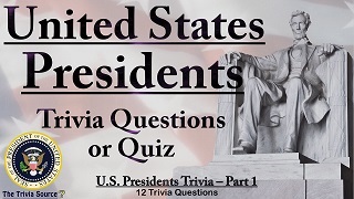 United States President Trivia Questions or Quiz Thumbnail Image