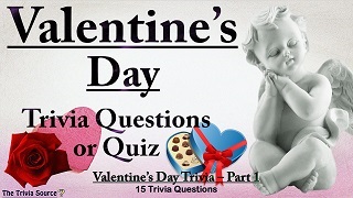 Vaentine Day Trivia Questions or Quiz Thumbnail Image