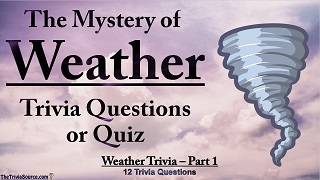 Weather Interactive Trivia Questions or Quiz Thumbnail Image