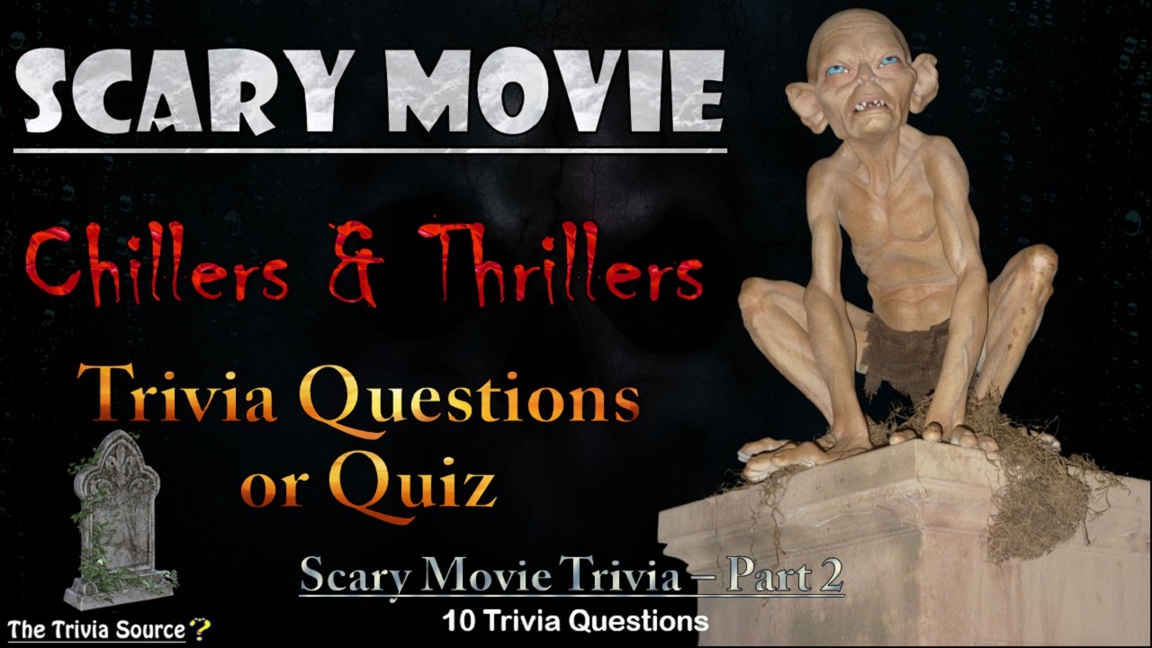 Scary Movie Trivia Questions or Quiz Thumbnail