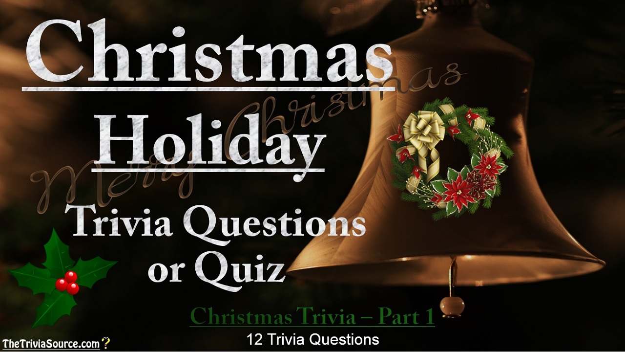 Christmas Holiday Interactive Trivia Questions or Quiz Thumbnail