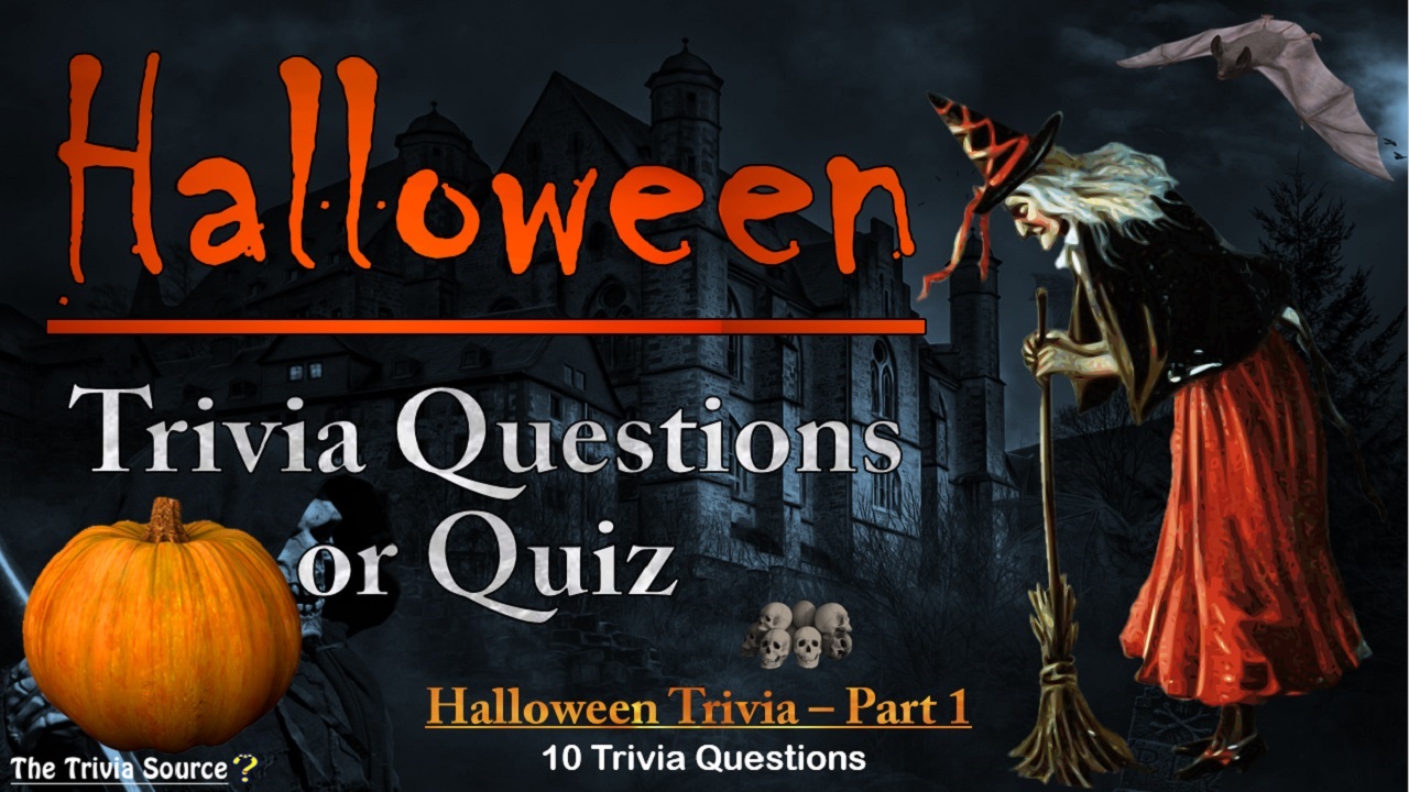 Halloween Holiday Trivia Questions or Quiz Thumbnail