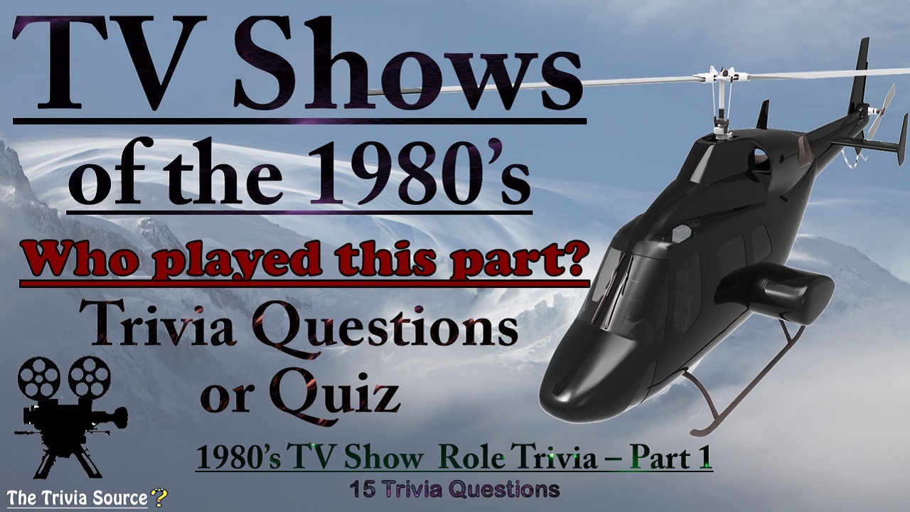 TV Shows of the 1980s Trivia Questions or Quiz Thumbnail